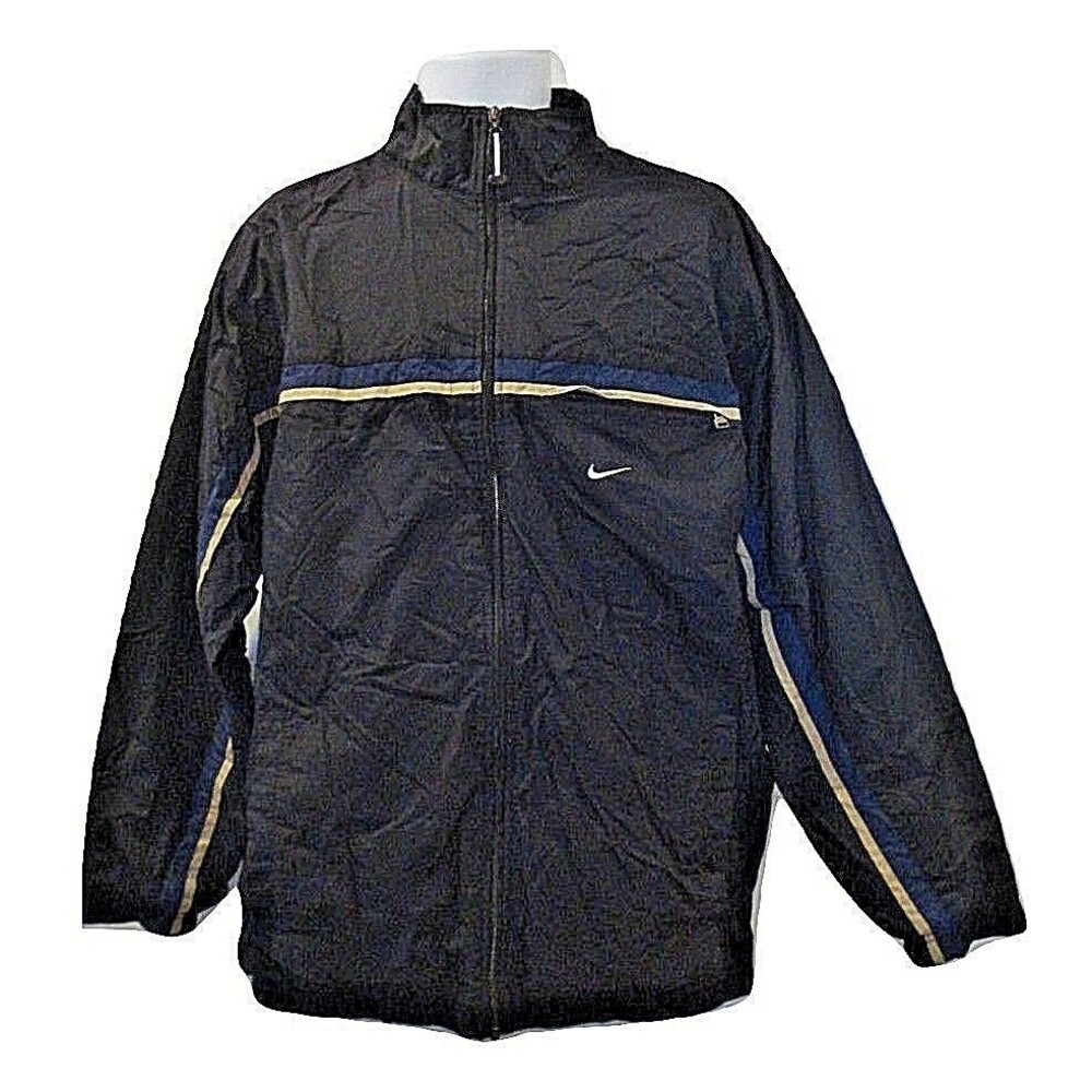 Nike Windbreaker Jacket Full Zip Lined Multi Pockets Mens Size L - Picture 2 of 7